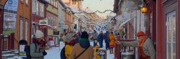 Røros får nesten garantert hvit jul også i år. Foto: Monica Overvoll / monicaovervoll, Instagram