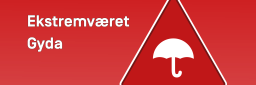Ekstremværet Gyda er nå over.