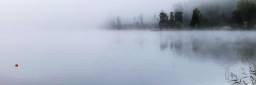 Denne septembermåneden ble en av de fire våteste siden vi startet målinger i 1900. Her ser du en tåkefull morgen ved Øymarksjøen i Marker kommune i Østfold. Foto: Nina / @minlillestoreverden
