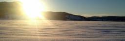 VINTER INGEN HINDRING: Snø reflekterer solstrålene og kan bidra til høyere innstråling.  FOTO: May-Linn Finstad Svehagen.