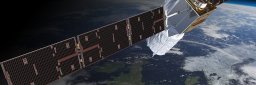 Aeolus wind lidar. Illustrasjon: The European Space Agency (ESA).