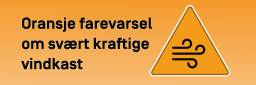Vi har sendt ut oransje farevarsel om svært kraftige vindkast for Trøndelag og Helgeland lørdag. 