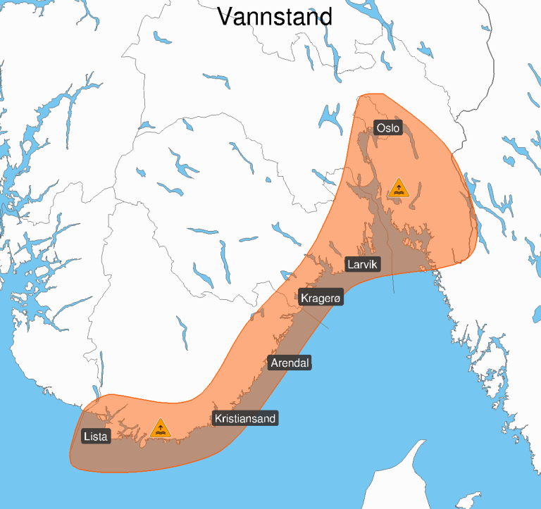 Oransje_farevarsel_sørøstlandet